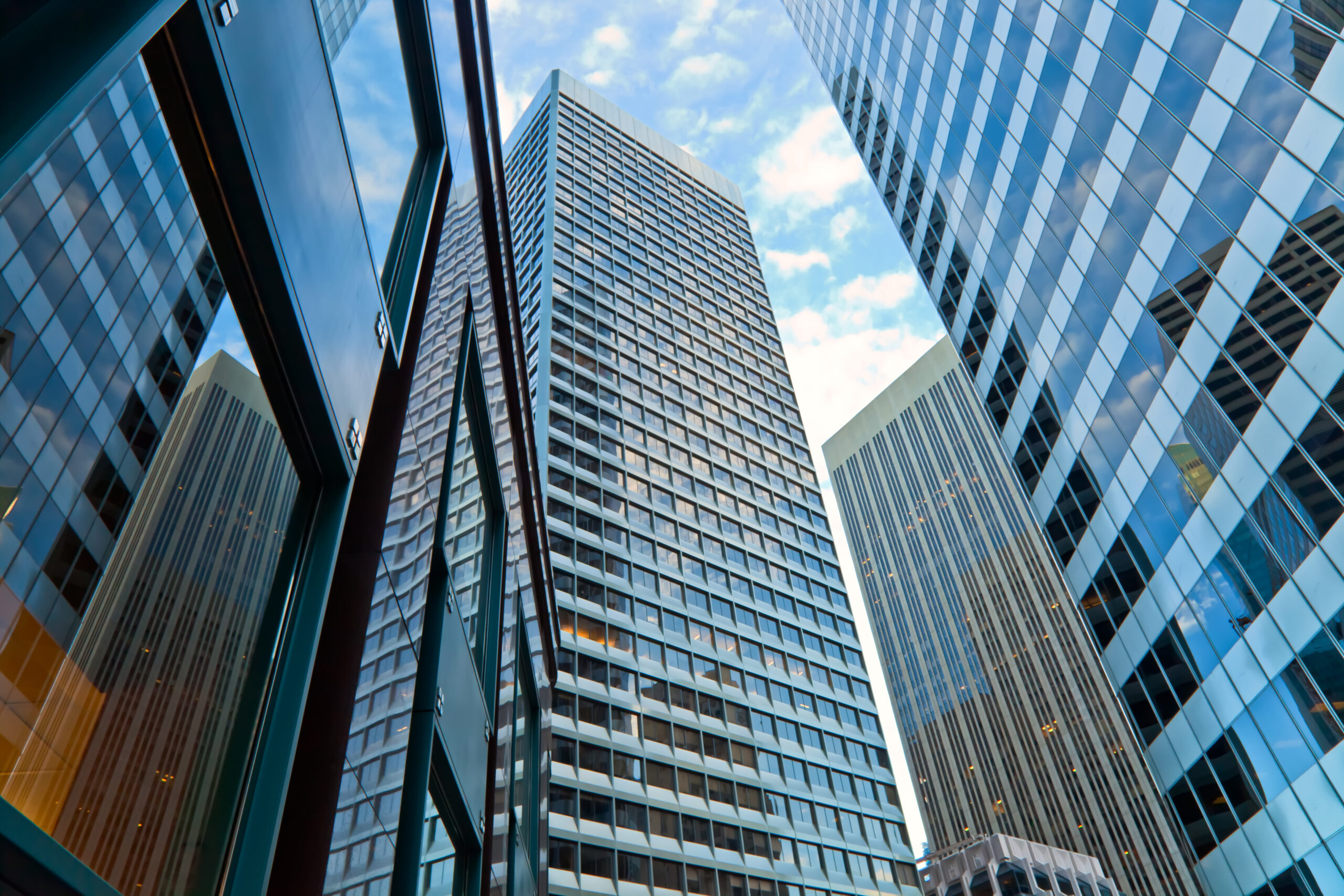 High rise office buildings